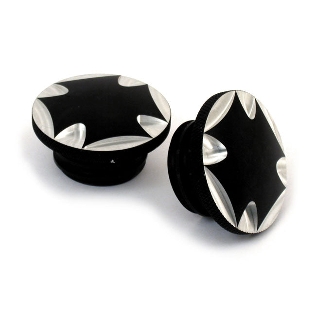 CPV, Gas Cap Set Maltese Cross for 83-95 H-D