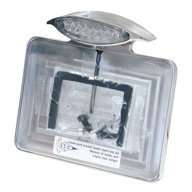 CPV License Plate Bracket Kit for 00-20 H-D Models With 3-Hole License Plate Bracket Mount