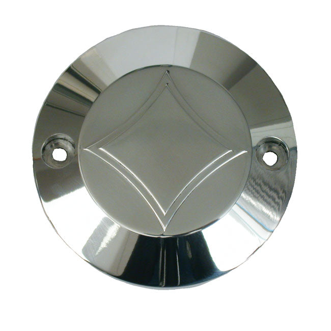 CPV, Point Cover 'Diamond'. Polished for 70-99Big Twin (Excl. Twin Cam); 71-20 XL (Excl. 08-12XR1200)