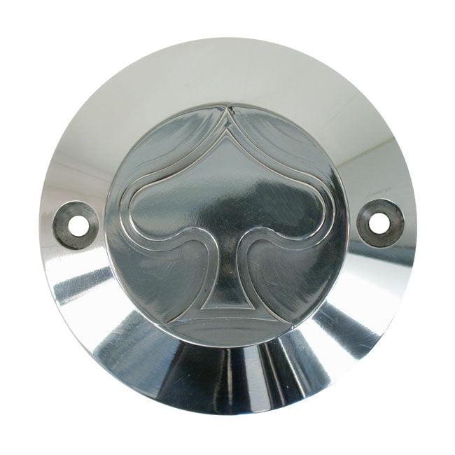 CPV, Point Cover 'Spade'. Polished for 70-99Big Twin (Excl. Twin Cam); 71-20 XL (Excl. 08-12XR1200)