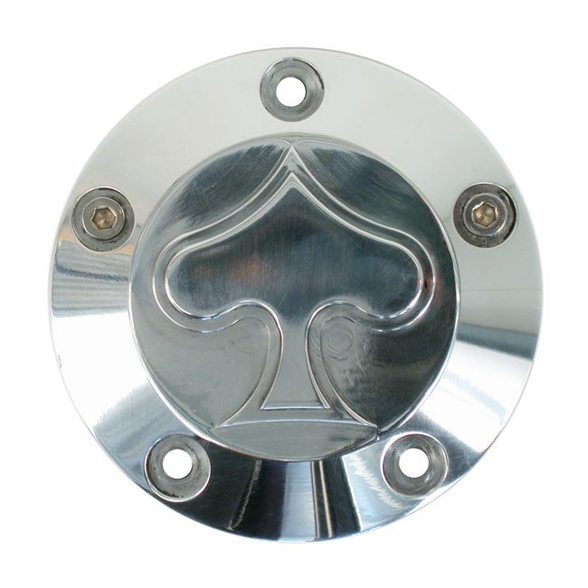 CPV, Point Cover 'Spade'. Polished for 99-17 Twin Cam