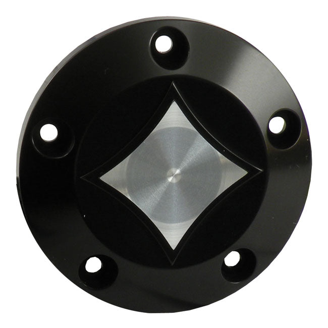 CPV, Point Cover 'Diamond'. Black Cc for 99-17 Twin Cam