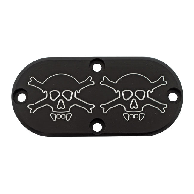 CPV Inspection Cover Skull for 65-06 Big Twin (Excl. Midshift & 2006 Dyna)