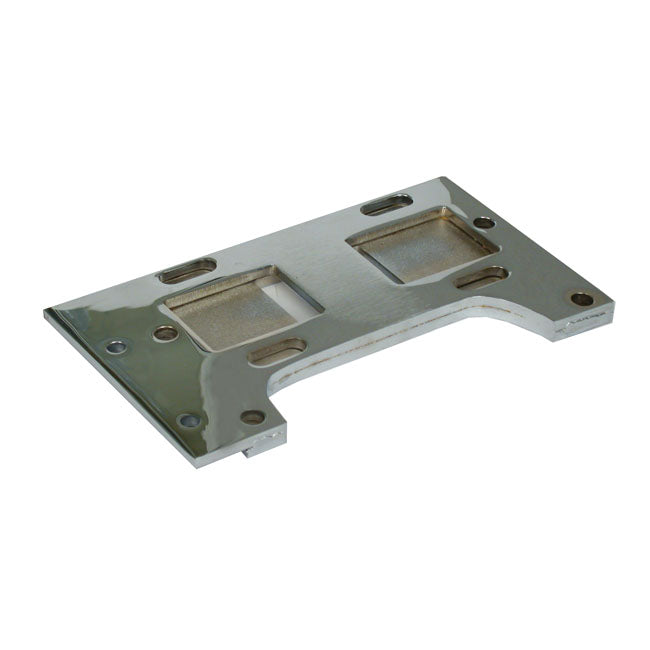Paughco 4-Sp Offset Transm. Plate for 4-Sp Big Twin With Rigid Paughco Frame