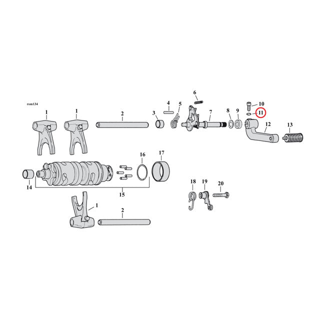 An-Small Od Flat washer, 5/16 Chrome