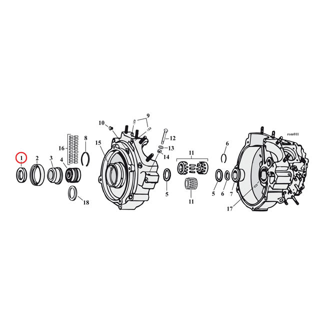 MCS Sprocket Shaft Spacer Shim. .060" – 1970–2002 Big Twin