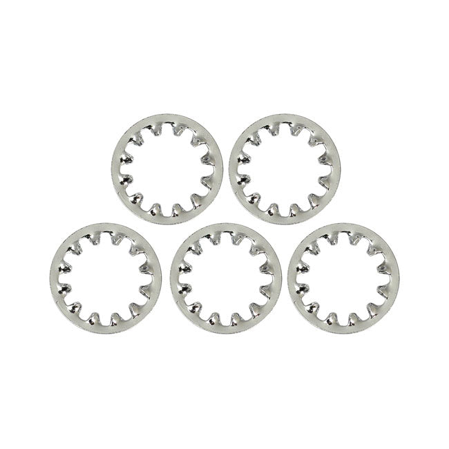 Chrome Ext. Lock washer, 5/8 Inch