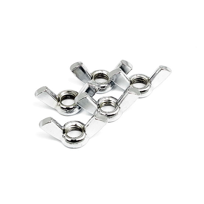 Chrome Wing Nut, 3/8-16