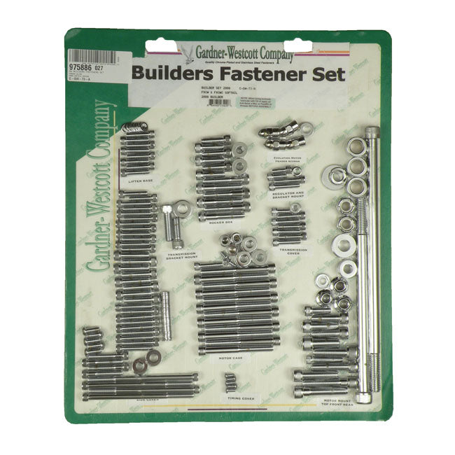 Gw Builders Fasteners Set for 08-11 Softail Rocker