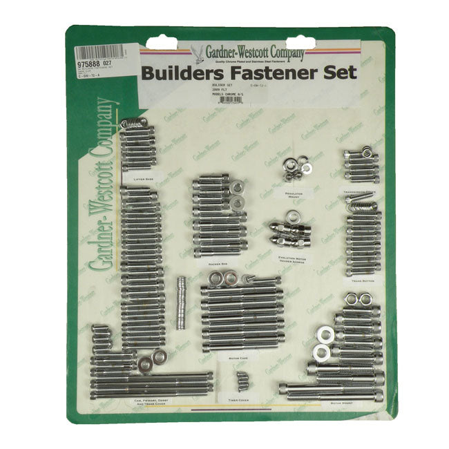 Gw Builders Fasteners Set for 09-16 Touring (Excl. Hydr. Actuated Clutch Models)