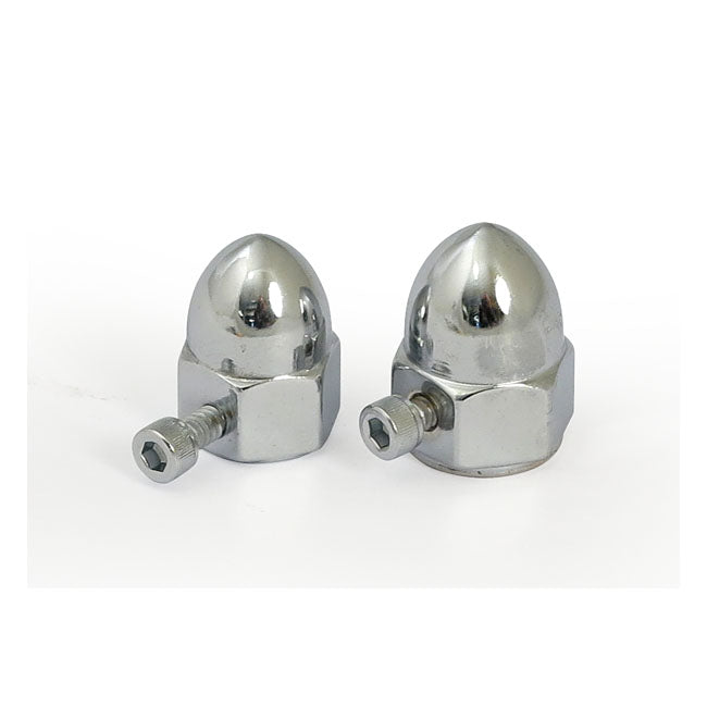 Hex Bleeder Cover Acorn Set for 84-Up H-D Models (Dual Disc Models)