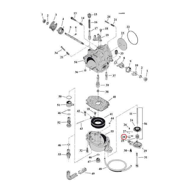 S&S O-Ring, Acc. Pump Cap Super E&G