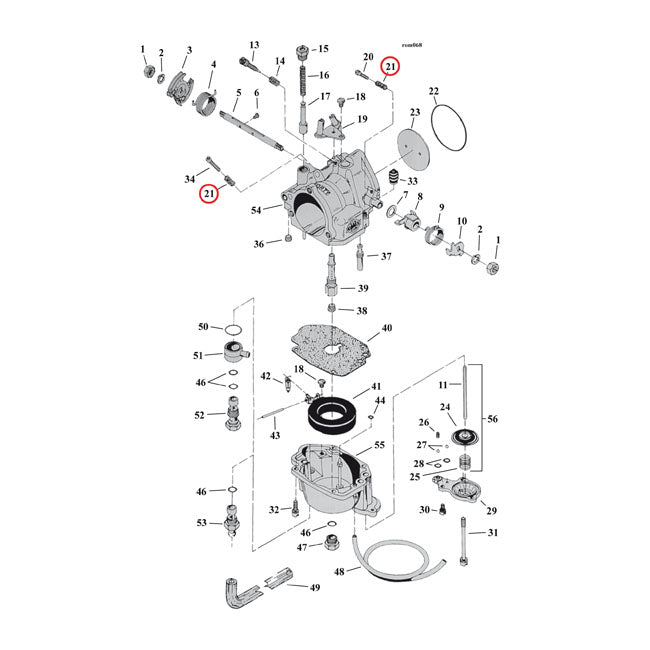 S&S Spring, Pump Adj.&Idle Speed screw
