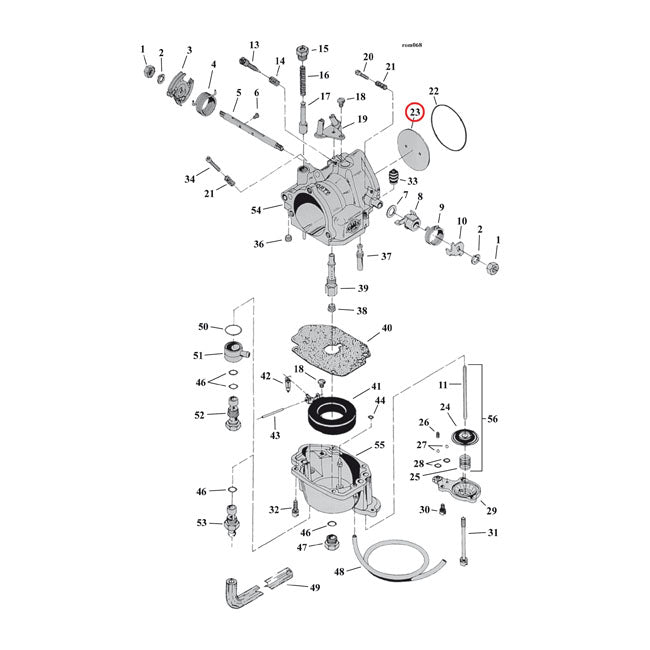 S&S Throttle Plate, B/E Carbs