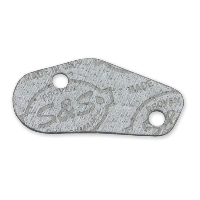 S&S Hole Plate Crankshaft Position Sensor Gasket for 01-17Softail; 06-17Dyna; 04-16Touring; 06-20 XL; 08-12XR1200