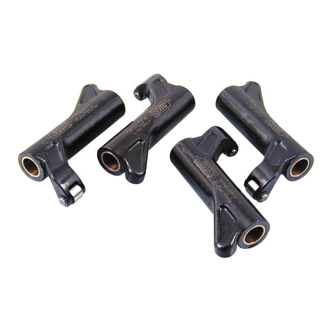 Jim's, 84-Up Roller Rocker Arm Set. Std 1.625 Ratio for 84-99Evo Big Twin; 99-17Twin Cam; 86-20 XL; 08-12XR1200; 91-10Buell Xb