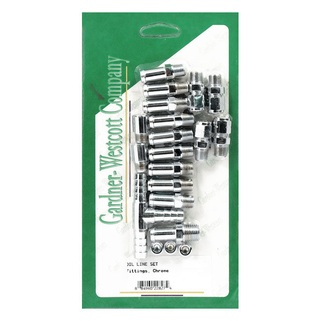 Gw Oil Pump & Line Fitting Set for 70-81 Shovelhead