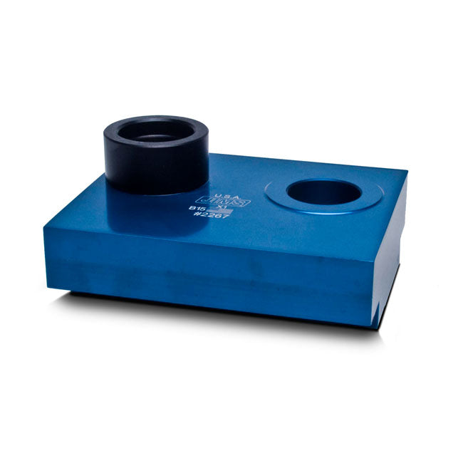 Jim's, 6-Speed Transmission Shaft Vice Stand for 06-17Dyna; 07-19 Softail, Touring