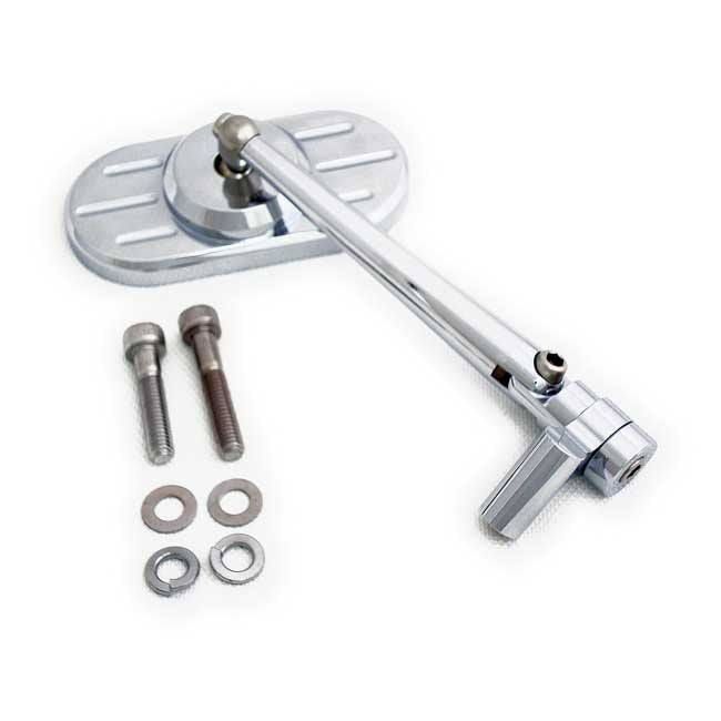 Motorcycle Storehouse Rascal Oval Mirror Set for Metric Adapter Required: K1411(Hon/Suz/Kaw) Or K1413 / 508896(Yam)