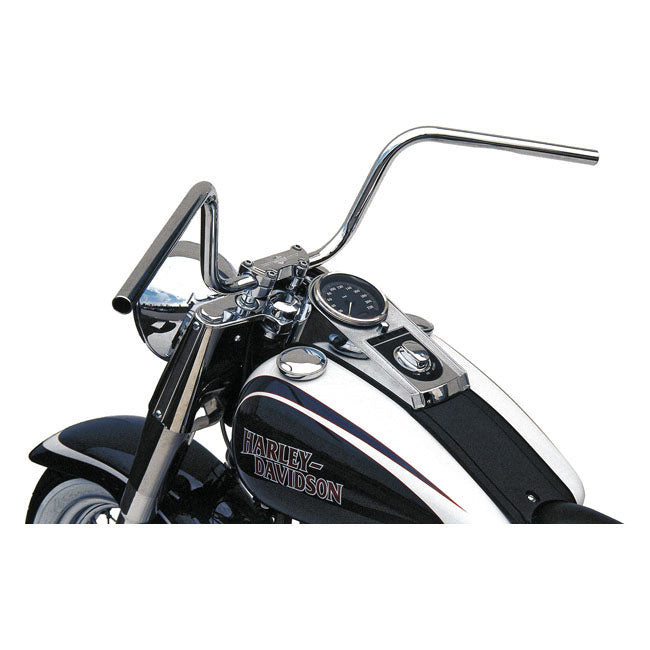 Trw 1" Apehanger Handlebar Chrome 10" Rise Abe for 82-20 H-D (Excl. 08-20 E-Throttle; 88-11 Springers)