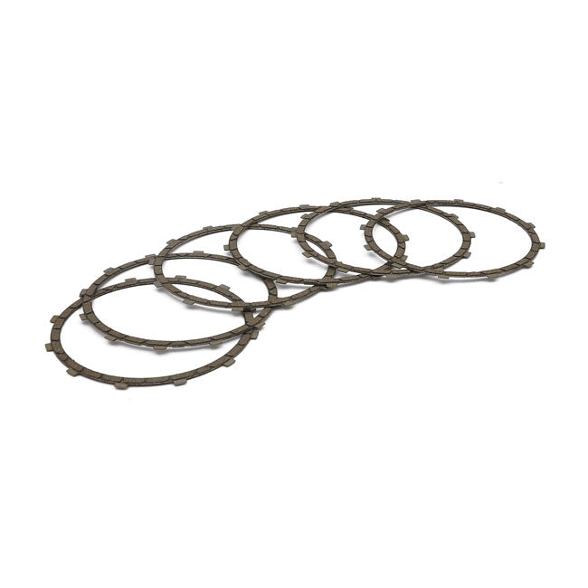 Trw Clutch Plate Set for 84-89 Big Twin (6 Plates)
