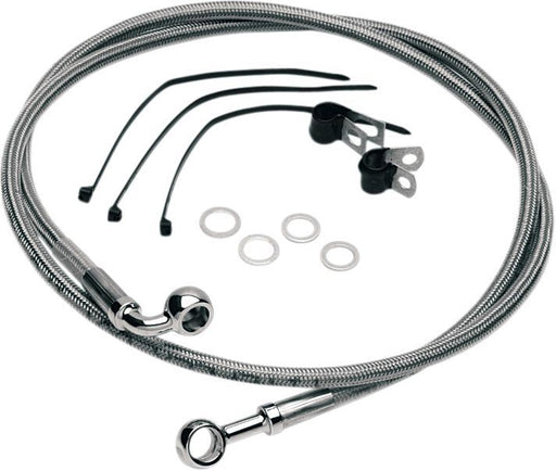 Drag Specialties Front Brake Line Stainless Steel - Part #12042740 - Hogparts UK