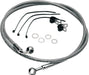 Drag Specialties Front Brake Line Stainless Steel - Part #12042740 - Hogparts UK