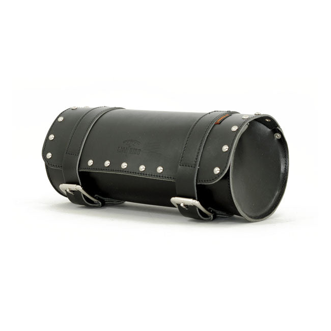 Longride, Genuine Leather Tool Roll 6.5L. Studded Black for Universal