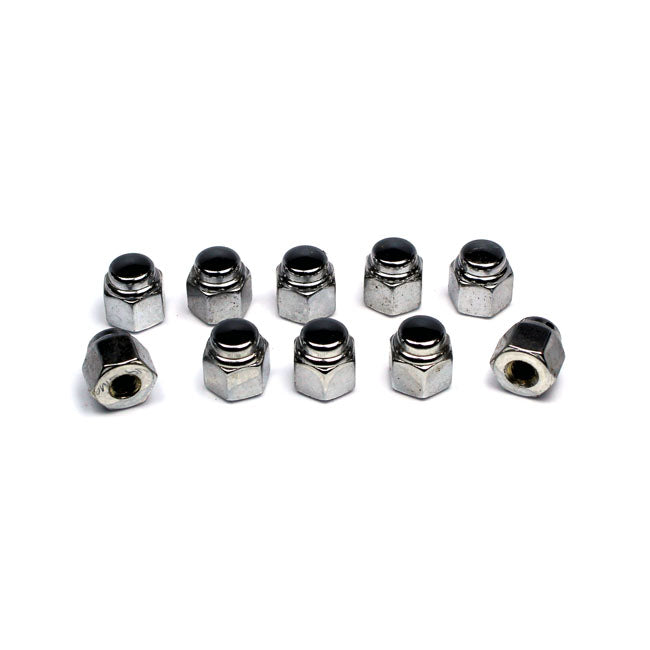 Colony, Cap Nuts 10-24 Chrome Plated for Universal