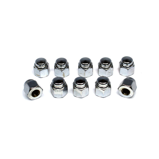 Colony, Cap Nuts 1/4-20 Chrome Plated for Universal