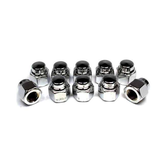 Colony, Cap Nuts 1/2-13 Chrome Plated for Universal