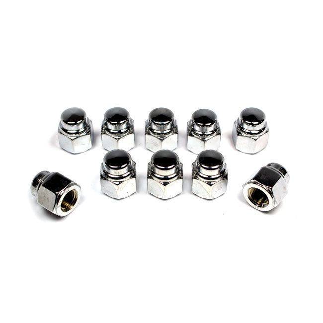 Colony, Cap Nuts M12 (1.25) Chrome Plated for Universal