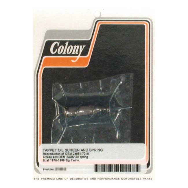 Colony Oil Screen Kit for 70-99 Big Twin(Excl. TC)