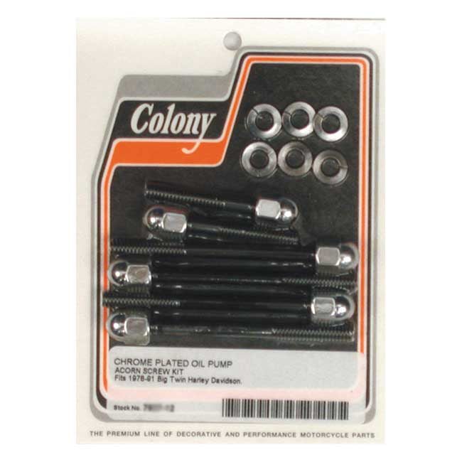 Colony Oil Pump Mount Kit Acorn for 79-91 Big Twin