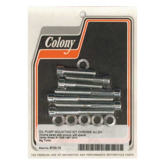 Colony Oil Pump Mount Kit Allen – 1936–1967 Big Twin OHV