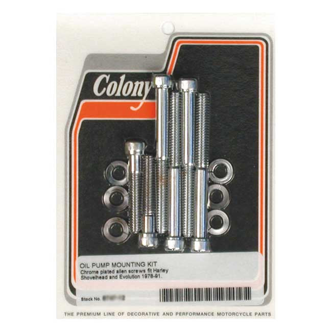 Colony Oil Pump Mount Kit Allen for 79-91 Big Twin