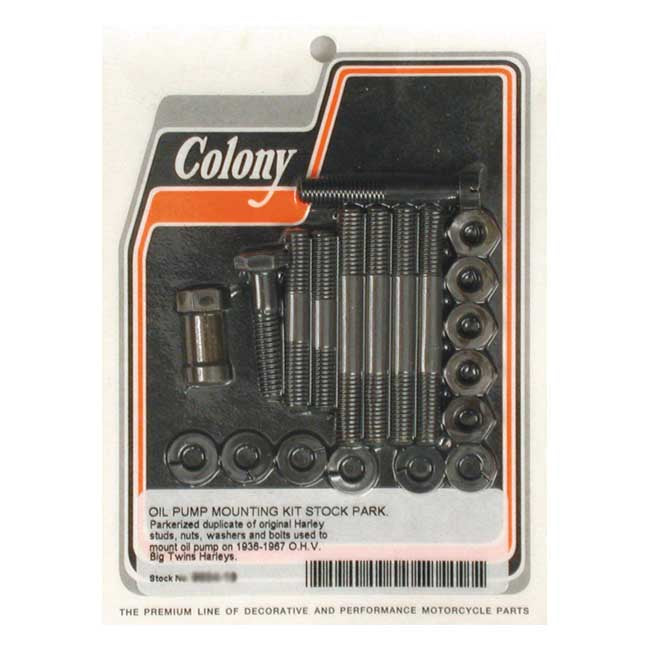 Colony Oil Pump Mount Kit OEM Style – 1936–1967 Big Twin