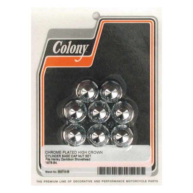Colony Cyl Base Nut Kit for 79-84 1340Cc Big Twin