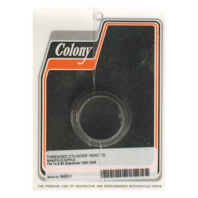 Colony Manifold Inlet Nipple for 37-48 74"/80" Big Twin Sv