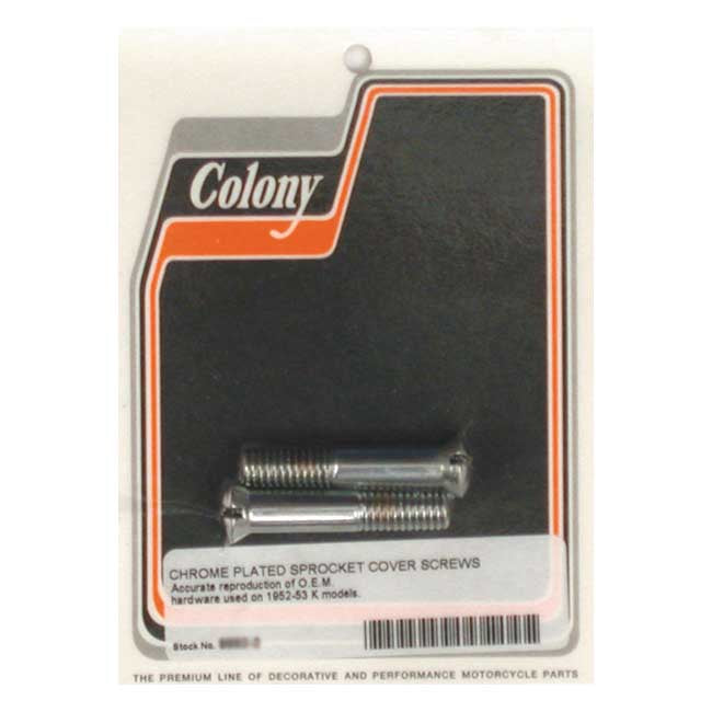 Colony Sprocket Cover Mount Kit, Oem Style for 52-53 K Model