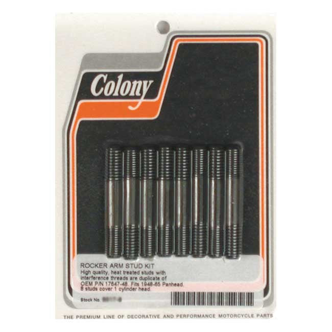 Colony, Panhead Rocker Arm Stud Set for 48-65 Panhead