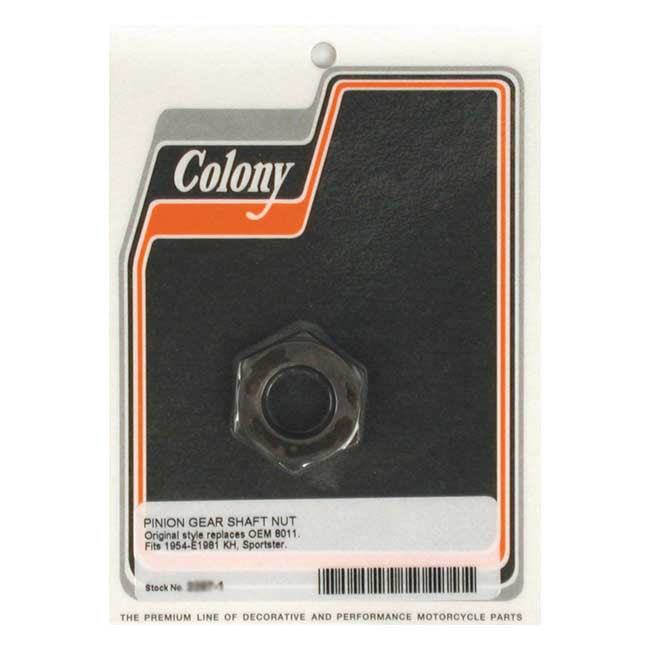 Colony, Nut. Pinion And Sprocket Shaft for 54-E81 XL