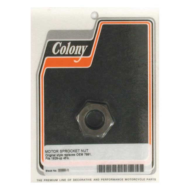 Colony Motor Sprocket Nut for 29-73 45" Sv