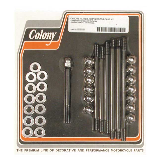 Colony Crankcase Bolt Kit for 40-47 Knuckle
