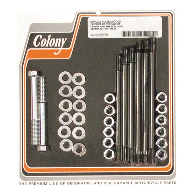 Colony Crankcase Bolt Kit for 65-69 Pan & Early Shovel