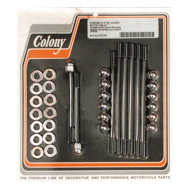 Colony Crankcase Bolt Kit for 79-95 Big Twin