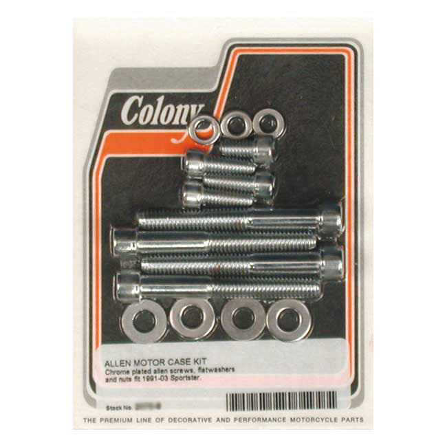 Colony Crankcase Bolt Kit – 1991–2003 XL Sportster