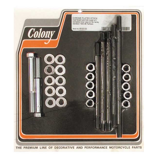 Colony Crankcase Bolt Kit for 40-48 74/80" Sv