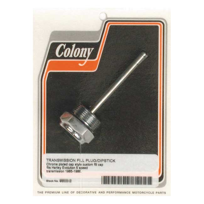 Colony Transmission Fill Plug. Cap Style – 1980–1986 5-Speed Big Twin