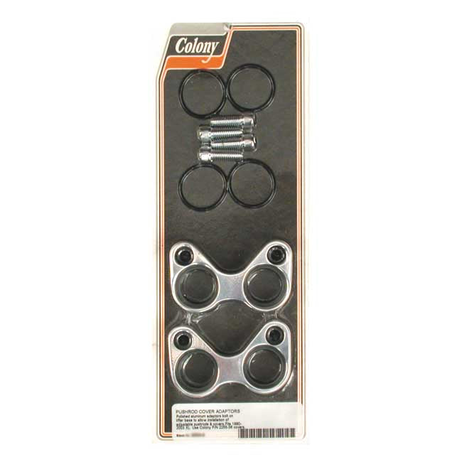 Colony Pushrod Cover Conversion Adapter Kit – 1991–2003 XL Sportster with Adjustable…